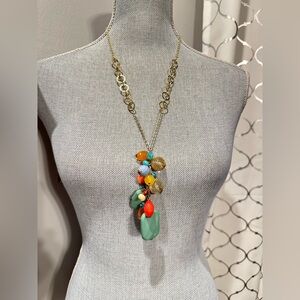 Bonni J super fun unique colorful statement piece necklace